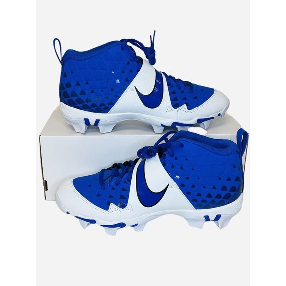 Nike Shoes Nike Force Trout 6 Keystone Baseball Cleats Bluewhite At344400 Mens Size 3 Poshmark